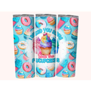 Fucupcakes and Donuts 20 Oz Skinny Tumbler